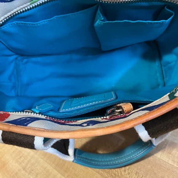 Coach Scribble w lady bug charm 5659 - Picture 4 of 10